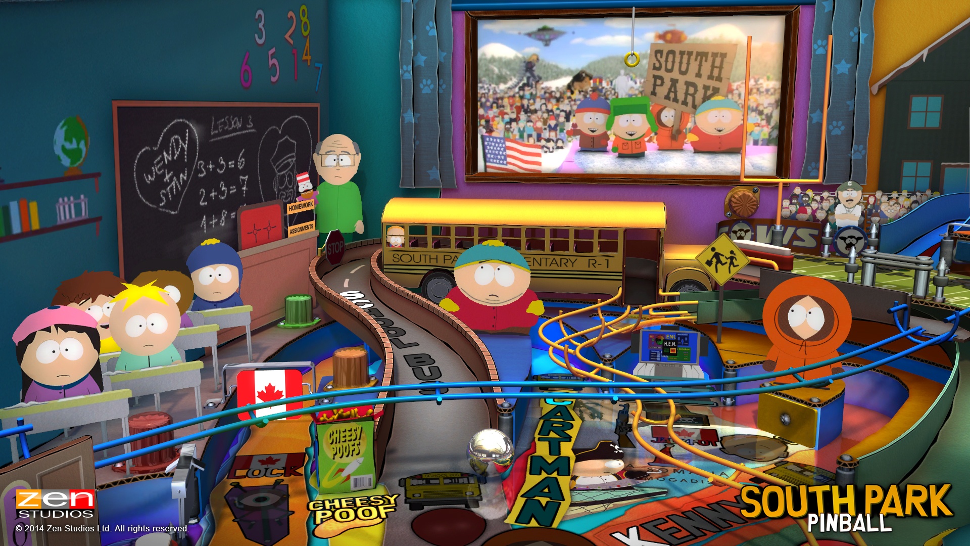 Studio s games. Южный парк игра 2. South Park ps1. Pinball South Park. Игра Южный парк 1 PS 1 -Stick.